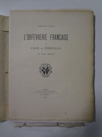 BAPST Germain 

L’orfèvrerie française à la Cours du Portugal au XVIIIe siècle

Editions...