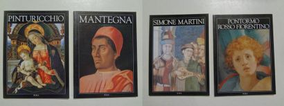 null Lot de quatre catalogues :

- ACIDINI LUCHINAT Cristina, Pinturicchio, Editions...