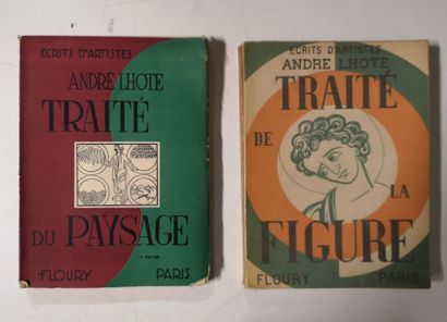 null Lot de deux livres :

-LOTHE André, Traité du paysage, Librairie Floury, 1948,...