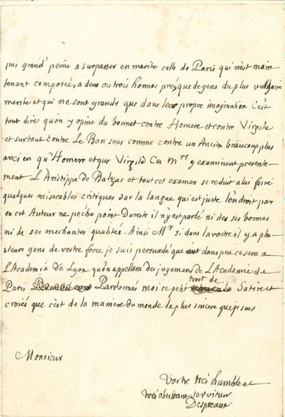 BOILEAU.DESPRÉAUX Nicolas (1636-1711) [AF 1684, 1er f].