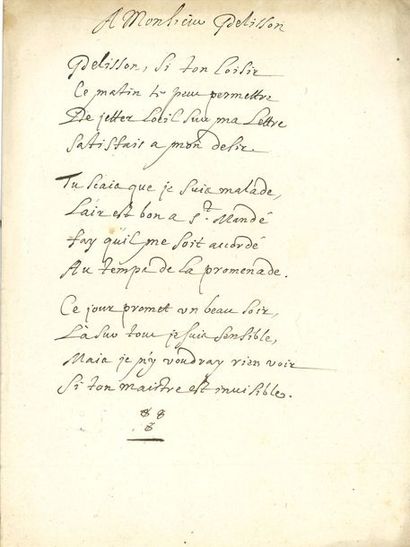 BOISROBERT François Le Métel de (1592-1662) poète, abbé et aumônier du Roi; favori...