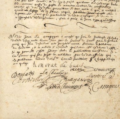 CORNEILLE Pierre (1606-1684) [AF 1647, 14e f]. 
P.S. «Corneille», signée également...