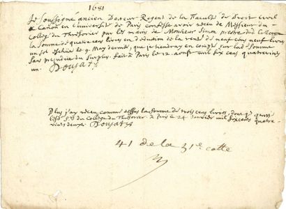 DOUJAT Jean (1609-1688) avocat, jurisconsulte, historiographe de France [AF 1650,...