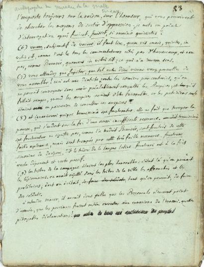 DUREAU DE LA MALLE Jean-Baptiste-Joseph-René (1742-1807), littérateur et traducteur,...