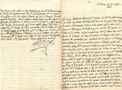 HUET Pierre-Daniel (1630-1721) prélat, érudit et écrivain, ami et collaborateur de...