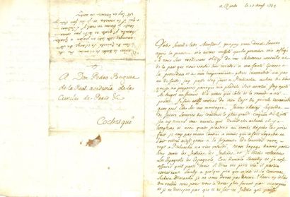 LA CONDAMINE Charles-Marie de (1701-1774) explorateur et scientifique [AF 1760, 23e...