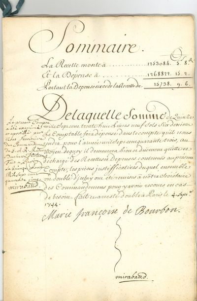 MIRABAUD Jean-Baptiste de (1675-1760) poète et philosophe, traducteur du Tasse et...