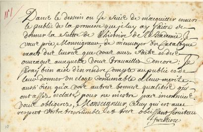 académiE française. 
450 lettres ou pièces, la plupart L.A.S., 1634-1906; montées...