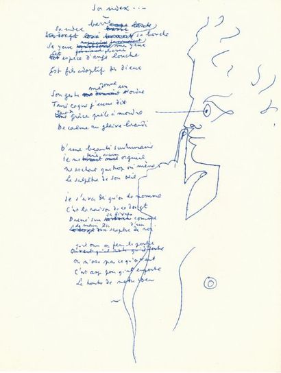 COCTEAU Jean MANUSCRIT autographe, Clair-Obscur, 1952-1954; 352 pages in-4 ou in-8,...