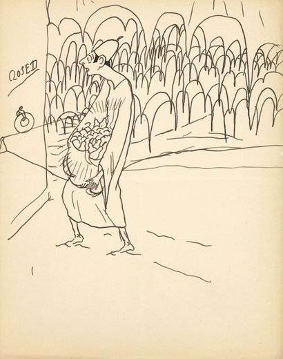 COCTEAU Jean MANUSCRIT autographe signé «Jean Cocteau»,
La Lampe d'Aladin, [1907-1909];...