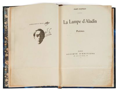 COCTEAU Jean La Lampe d'Aladin, Poèmes (Paris, Société d'Éditions, [achevé d'imprimer...