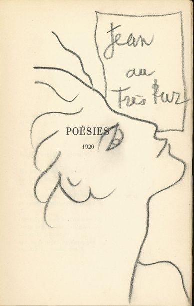 COCTEAU Jean Poetry 1916-1923 ** Poems. Vocabulary. Plain Chant (Paris, Librairie...