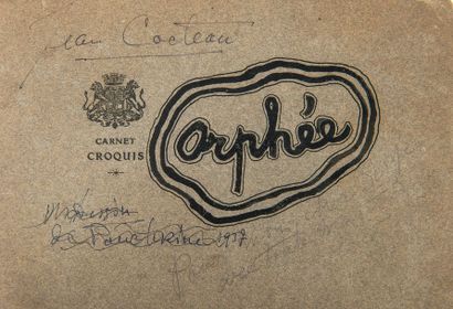 COCTEAU Jean MANUSCRIT autographe, Orphée, tragédie en un acte et un intervalle,...