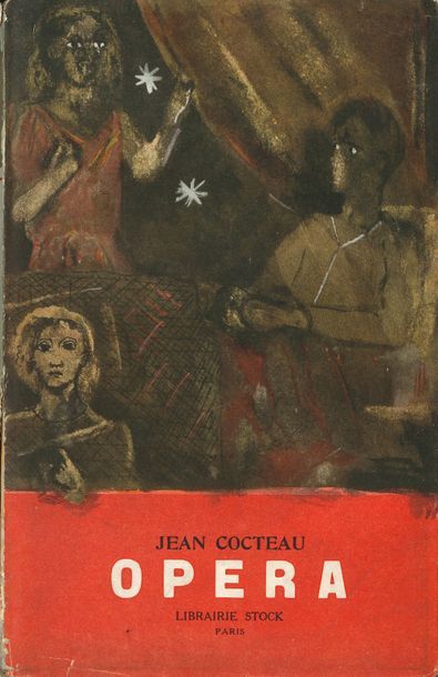 COCTEAU Jean Opera. Poetic works 1925-1927 (Paris, Librairie Stock, 1927); in-12,...