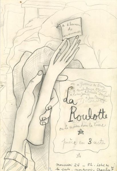COCTEAU Jean MANUSCRIT autographe, La Roulotte [Les Parents terribles], 1938; 242...