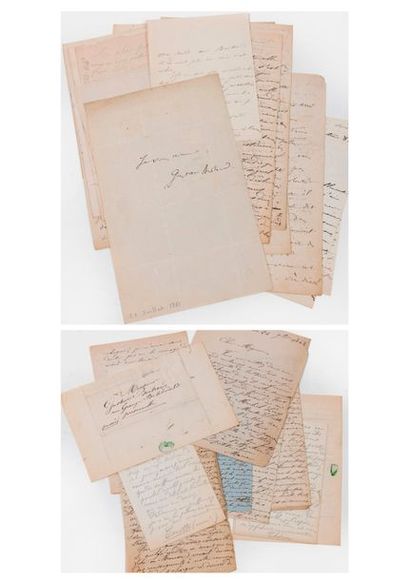 Marie DUMAS (1846-...) 

Bel ensemble de lettres écrites à Gustave BERTRAND (1834-1880),...