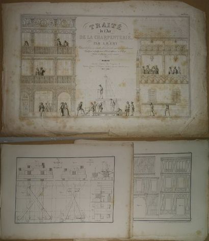 A.R. ÉMY 

Traité de l'Art de la Charpenterie

Paris, Anselin, Libraire - Carilian,...