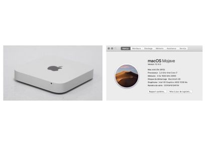 Apple Mac Mini 2012 i7/4Go/Intel 4000/500Go...