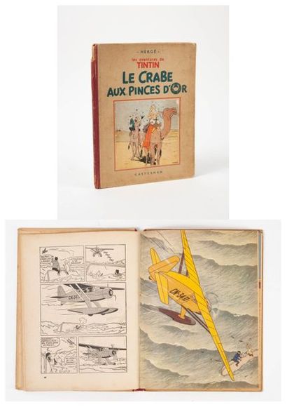 HERGÉ 

Les aventures de Tintin. Le crabe aux pinces d'or. Casterman, Paris. Edition...