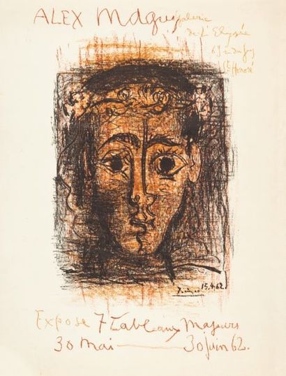 Pablo Picasso (1881-1973) 

Alex Maguy expose sept tableaux majeurs, galerie de l’Elysée....