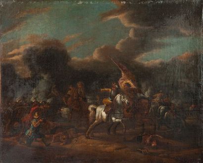 Attribuée à Pieter van BLOEMEN (Anvers 1657-1720)