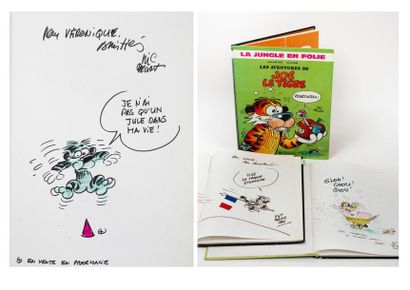 MIC DELINX et GODARD 

La jungle en folie, Editions Dargaud.

Lot de quatre bandes...