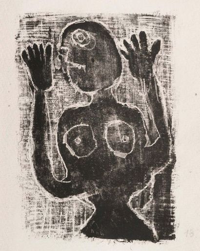 PONGE FRANCIS (1899-1988) 
Matière et mémoire ou les Lithographies à l'école
Paris,...