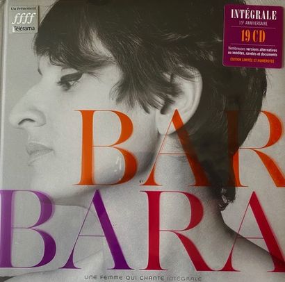 BARBARA Barbara : intégrale
Ce coffret en tirage limité et numéroté contient 19 CD...