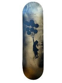 Julie Jaler SKATE BANKSY #1n

Technique & support : Spray paint & acrylic - Wooden...