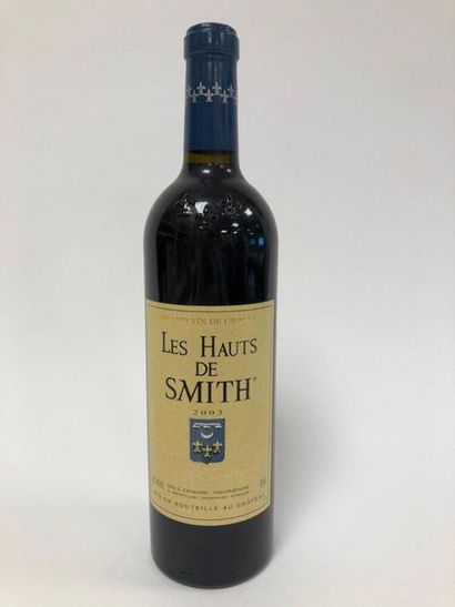 LES HAUTS DE SMITH 

1 bouteille, 2003.

Pessac Léognan.

Niveau goulot.

Etiquette...