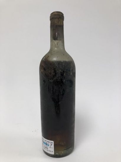 CHÂTEAU D'YQUEM 

Une bouteille, 1925.

Premier cru supérieur Sauternes.

Niveau...
