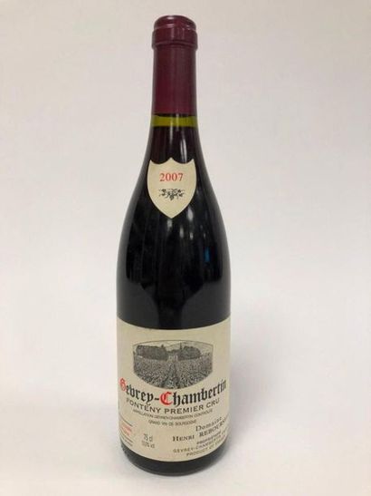 Gevrey-Chambertin 

Une bouteille, 2007.

Premier cru Fonteny. Henri Rebourseau....