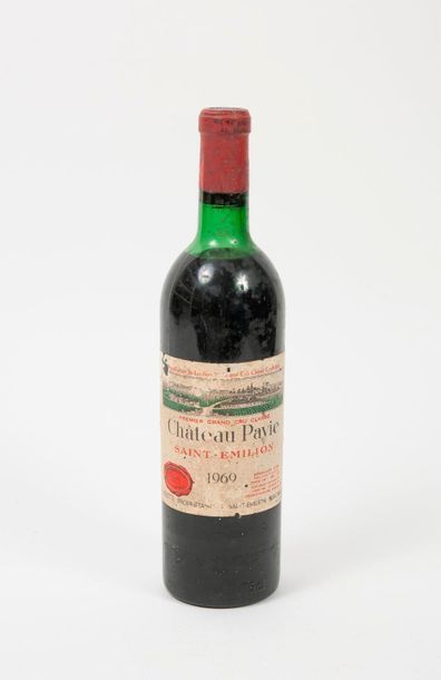 Château Pavie 

One bottle, 1969.

Premier grand cru classé Saint Emilion.

Slightly...