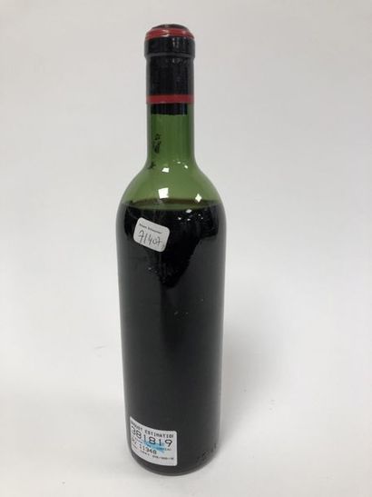 CHÂTEAU LATOUR 

One bottle, 1973.

Upper-shoulder level. 

Stained label. Small...