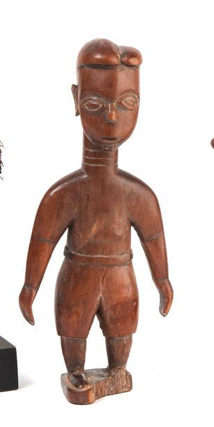 null GHANA, Ewé

Very nice representation of settlers. 

In carved wood, standing,...