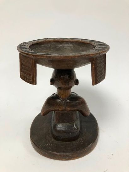 null NIGERIA, Yoruba

Very nice offering cup.

Made of wood, on a circular base representing...