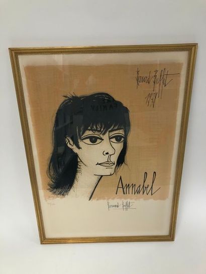 Bernard BUFFET (1928-1999) 

Annabel, 1979. 

Lithographie en couleurs par Charles...