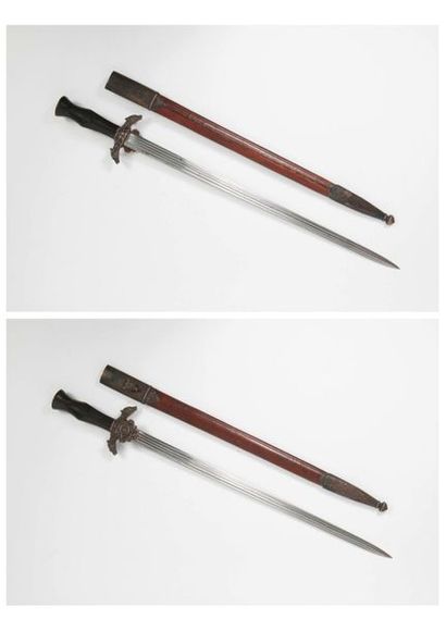 FRANCE, fin du XIXème ou début du XXème siècle 

Wolfman's hunting dagger. 

Polished...