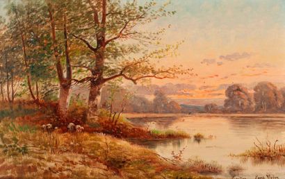 Ecole du XIXème siècle 

According to Paul WEBER (1823-1916) ?

Autumn. 

Oil on...
