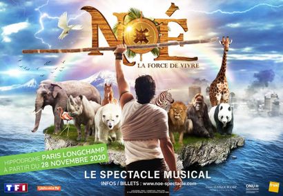 Noe 2 places en Carré Or pour la comédie musicale NOÉ sur l'hippodrome de Paris Longchamp...