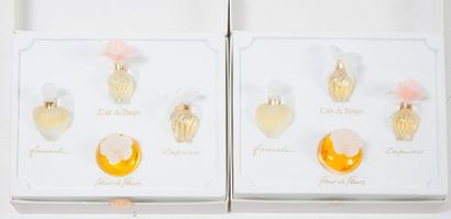 Nina RICCI, L'air du temps 

Set of two boxes each containing 4 miniatures of perfume:...