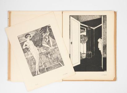 MONTENEGRO, Roberto Twenty drawings.
Paris, Société Générale d'Impression, 1910.
A...