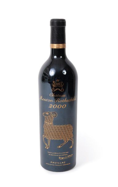 null Château MOUTON ROTHSCHILD Une bouteille, 2000.
Etat impeccable.
Niveau parf...