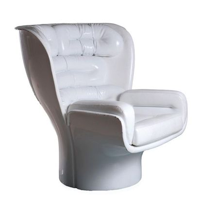 Joe COLOMBO (1930-1971) 
*Elda chair 1005.
Model created in 1963.
Swivel shell molded...