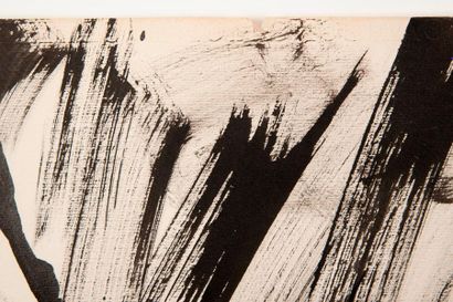 Henri Michaux (1899-1984) 
Sans titre, circa 1965.
Encre sur papier.
Signé du monogramme...