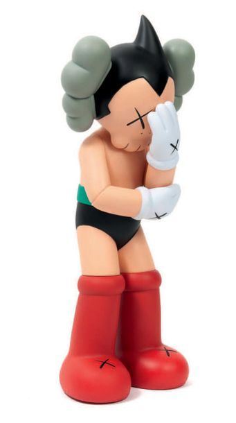 KAWS (né en 1974) 
Astroboy, 2012
Painted vinyl, sculpture-object with date and publisher's...