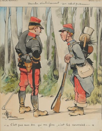 Ecoles du début du XXème siècle Two drawings:

- Ricardo FLORES (1878-1918)

"You...