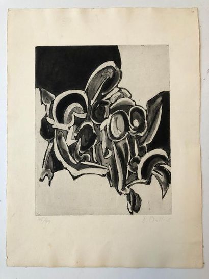 Pierre CHEVALLEY (1926-2006) Sans titre.
Lithographie.
Signée en bas à droite et...
