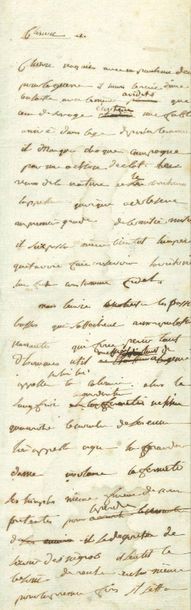 NAPOLÉON Ier (1769-1821) Empereur. 
MANUSCRIT autographe, Clisson et, [1795] ; 1...