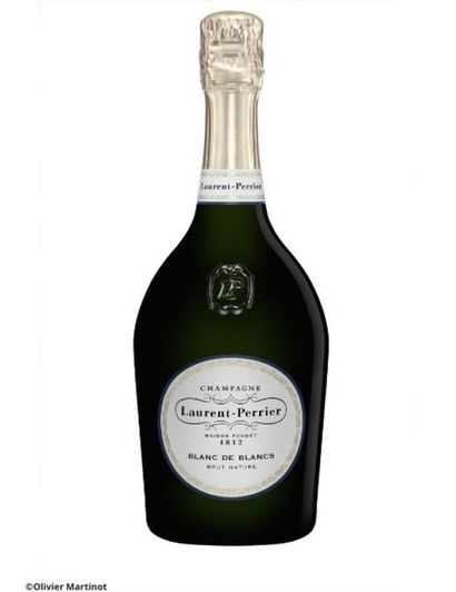 CHAMPAGNE LAURENT-PERRIER Un coffret 2 bouteilles Laurent-Perrier Blanc de Blancs...